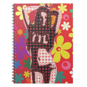 Cuaderno Tema de Hippy Flower child 60s