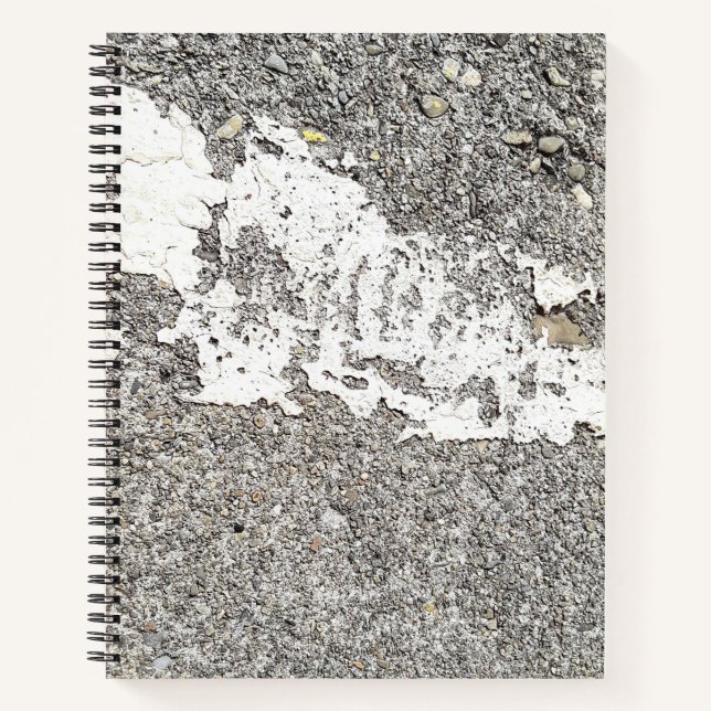 Cuaderno Tema de la decadencia urbana - Hormigón pintado (Anverso)