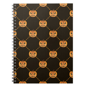 Cuaderno Tema de la fiesta de calabaza de Halloween.