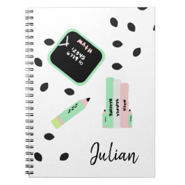 Cuaderno Tema de Sandía Nombre de Niños de Regreso a la Esc
