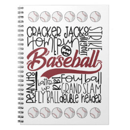 Cuaderno Tema del béisbol