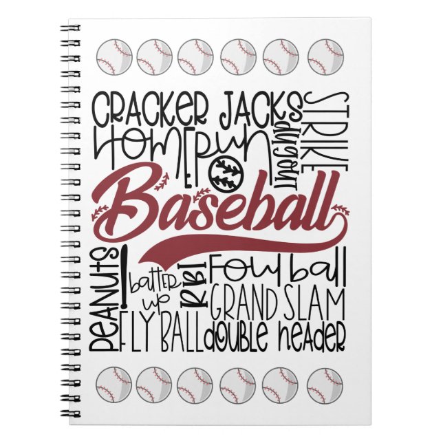Cuaderno Tema del béisbol (Frente)
