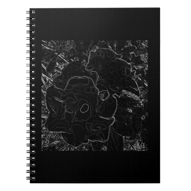 Cuaderno Tema del contorno floral (Frente)