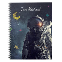 Cuaderno Tema del espacio de los niños astronautas