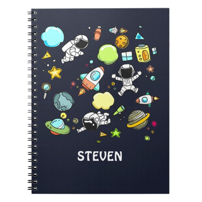 Cuaderno Tema del espacio ultraterrestre en Guay - Astronau (Frente)