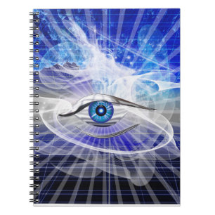 Cuaderno Tema del Ojo Cósmico Místico