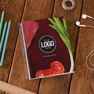 Cuaderno Tema del restaurante de carne personalizado