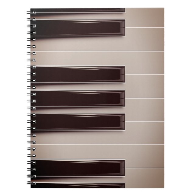 Cuaderno Tema del teclado del piano (Frente)