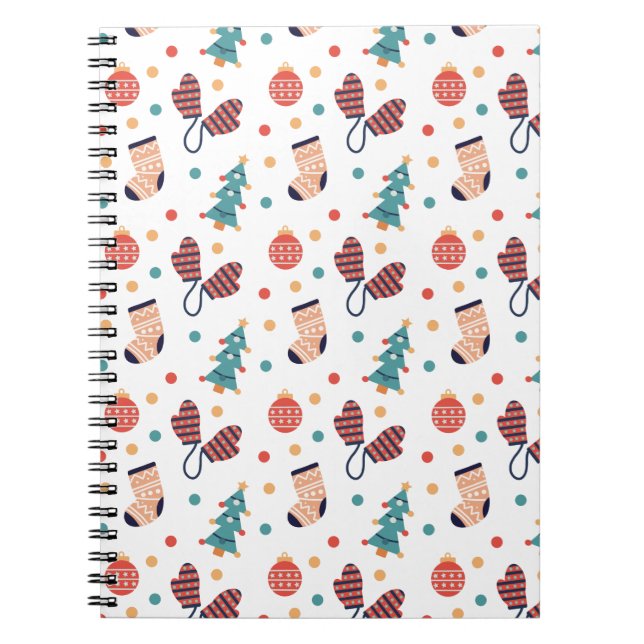 Cuaderno Tema Navideño Adorable  (Frente)