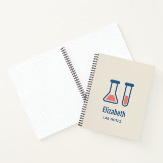 Cuaderno Temas de ciencia de beaker y de You Tube de prueba