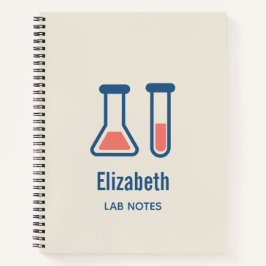 Cuaderno Temas de ciencia de beaker y de You Tube de prueba