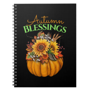 Cuaderno Temática de calabaza - Bendiciones de otoño