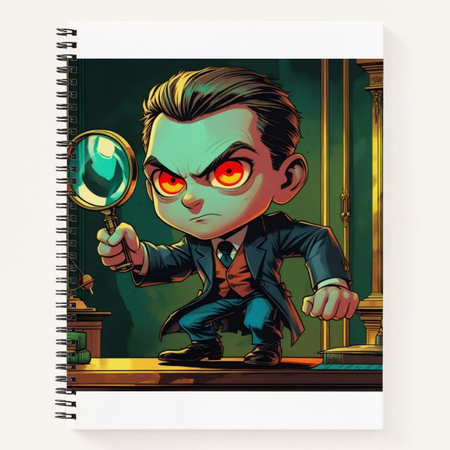 Cuaderno Temático de Detective personalizado (Anverso)