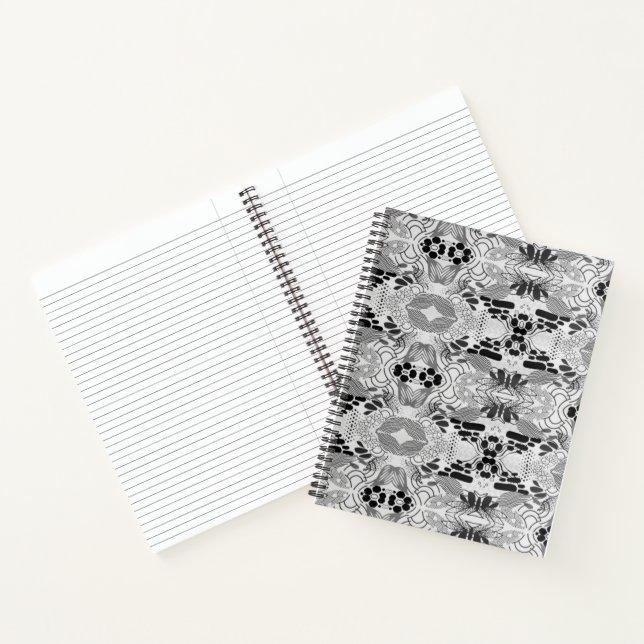 Cuaderno temático de diseño abstracto para escribi (Interior)