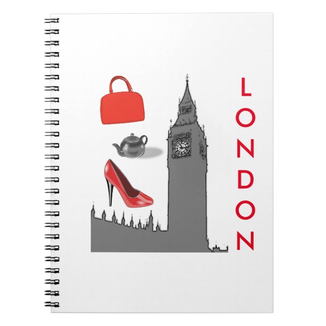 Cuaderno Temático de Moda de Londres (Frente)