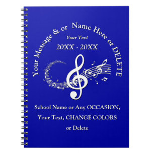 Cuaderno temático personalizado de la música en