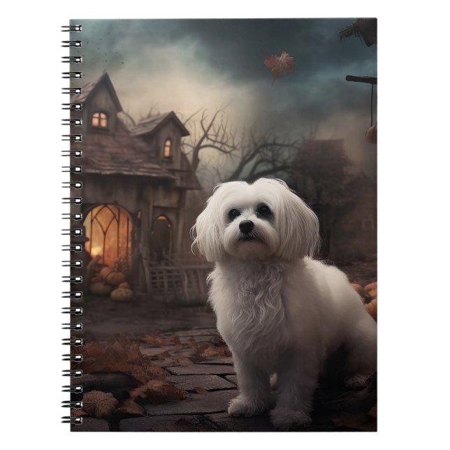 Cuaderno Temeroso de Halloween maltés (Frente)