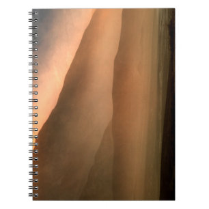 Cuaderno Tempestad de arena en las dunas de arena del