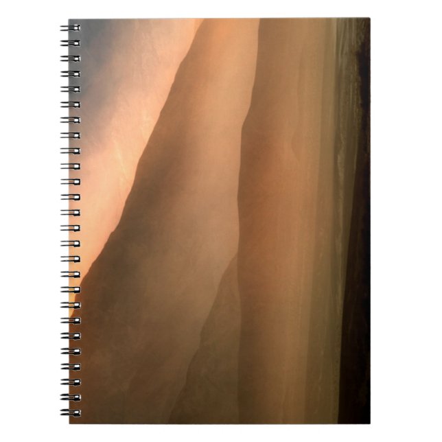Cuaderno Tempestad de arena en las dunas de arena del (Frente)