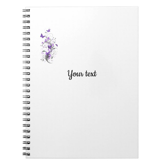 Cuaderno Template, add your own text, (Frente)