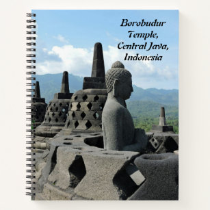 Cuaderno Templo Borobudur, Java Central, Indonesia