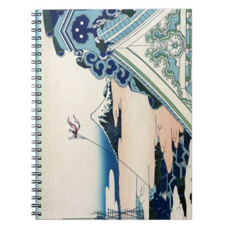 Cuaderno Templo de Asakusa Hongan 36 vistas Mt Fuji Japón N