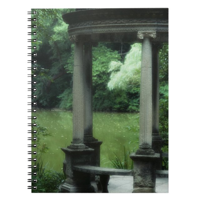 Cuaderno Templo del amor en los jardines viejos de Westbury (Frente)