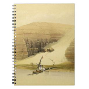 Cuaderno Templo excavado de Abu Simbel, de "Egipto y de NU