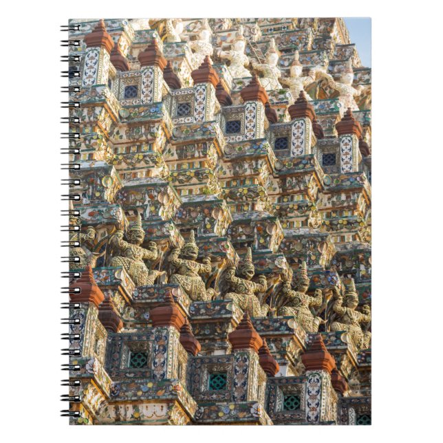 Cuaderno Templo Wat Arun en Bangkok, Tailandia (Frente)