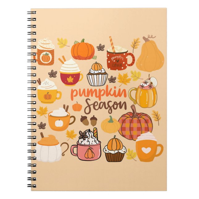 Cuaderno Temporada de calabaza picada (Frente)