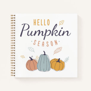 Cuaderno Temporada de calabazas