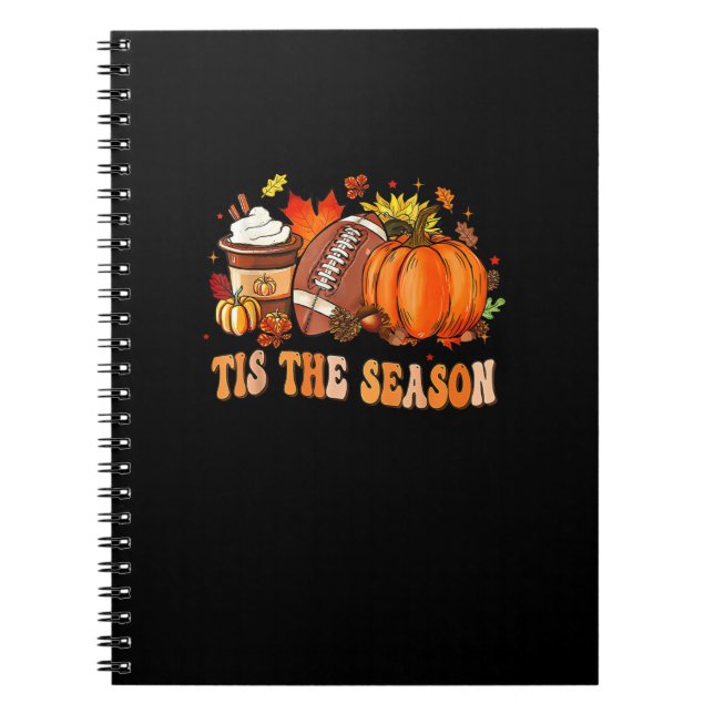 Cuaderno Temporada De Fútbol Con Especie De Calabaza (Frente)