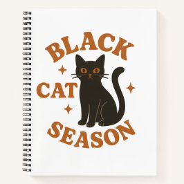 Cuaderno Temporada de gatos negros