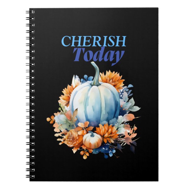 Cuaderno Temporada de Halloween de hoy con temática de cala (Frente)
