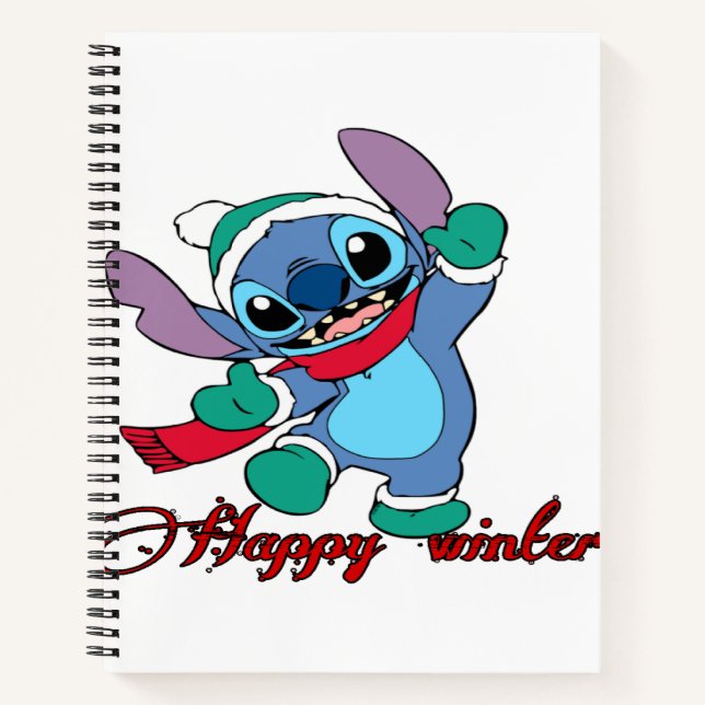 Cuaderno Temporada de invierno feliz (Anverso)