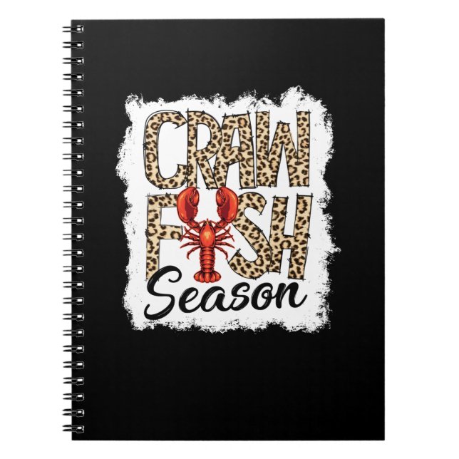 Cuaderno Temporada de langostinos blanqueados Leopardo Craw (Frente)
