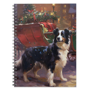 Cuaderno Temporada festiva de Navidades de Border Collie