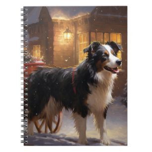 Cuaderno Temporada festiva de Navidades de Border Collie