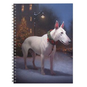 Cuaderno Temporada festiva de Navidades de Bull Terrier