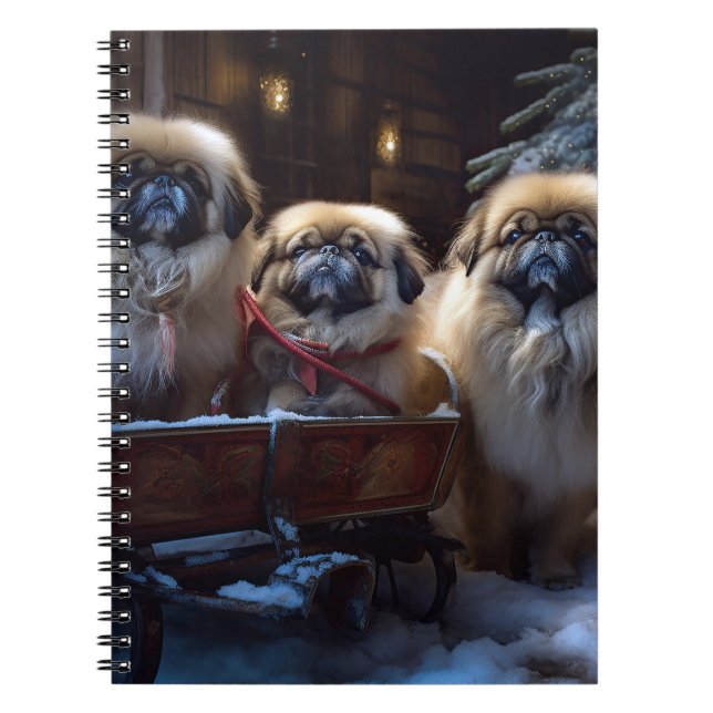 Cuaderno Temporada festiva de Navidades de Pekín (Frente)