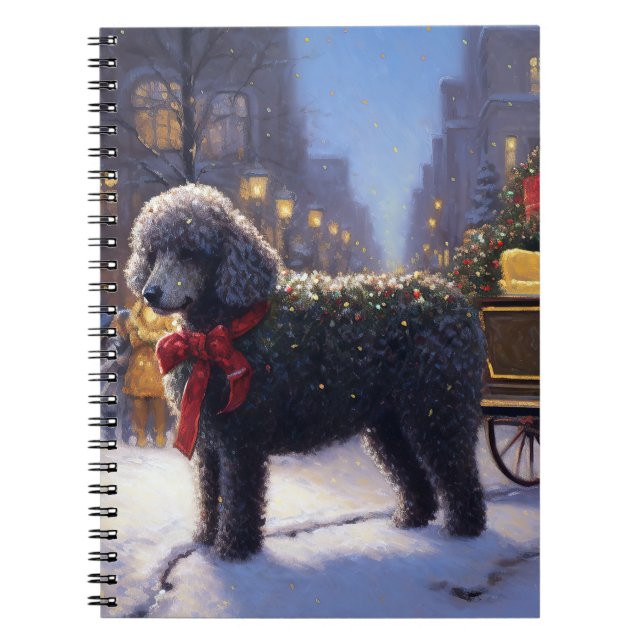 Cuaderno Temporada Navideña del Caniche (Frente)