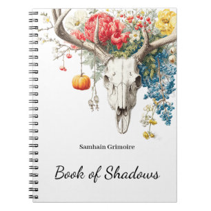 Cuaderno Temporadas Místicas   Libro de Sombras Grimoire de