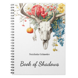 Cuaderno Temporadas místicas | Samhain Grimoire Libro de la