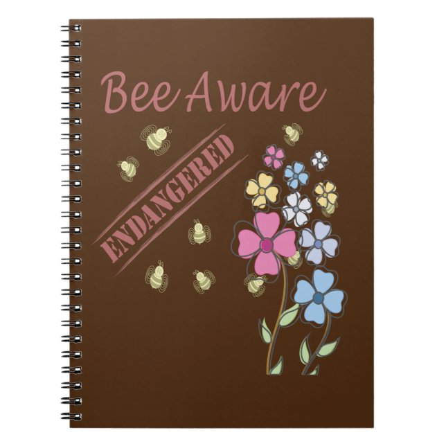 Cuaderno Ten Cuidado - Salva a las Abejas (Frente)