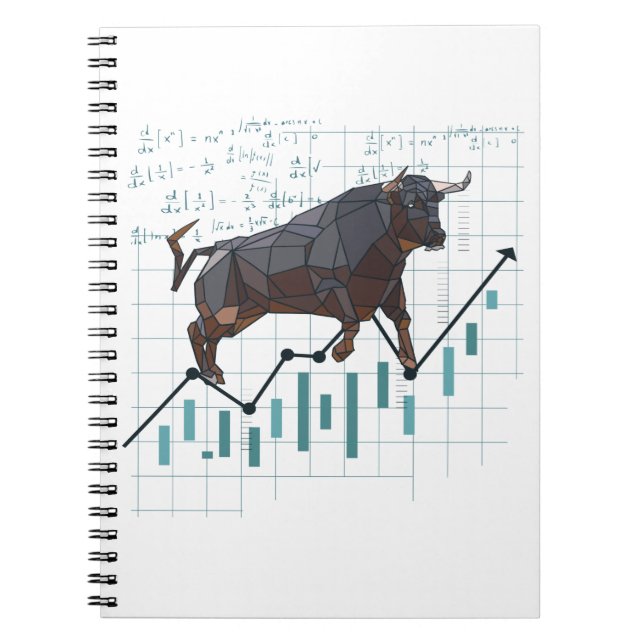 Cuaderno Tendencia alcista del mercado de valores (Frente)