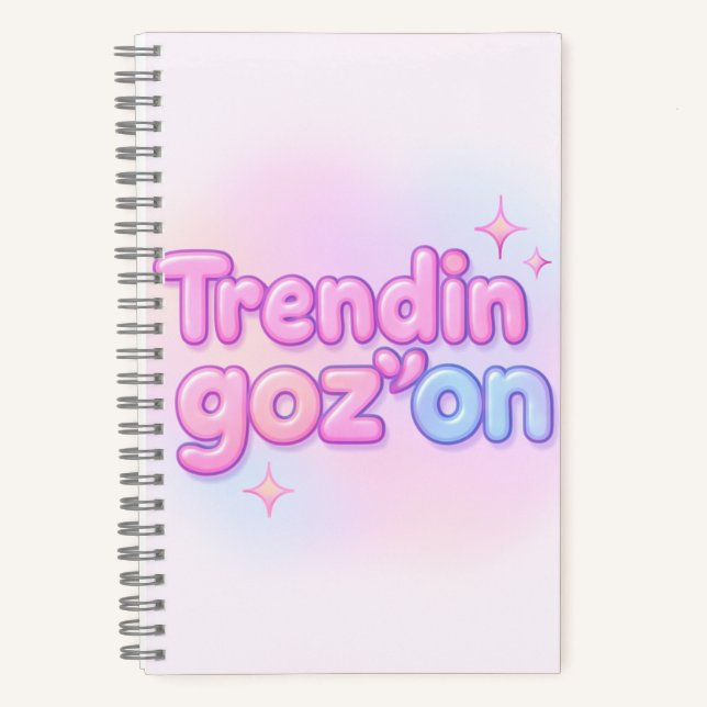 Cuaderno Tendencia de Goz’on Pastel Tie Dye (Anverso)