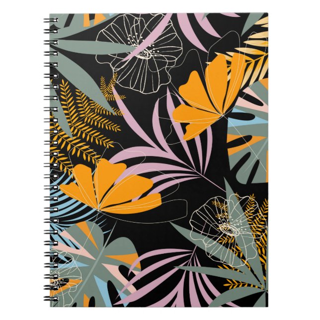 Cuaderno Tendencia de un patrón tropical sin fisuras con ho (Frente)