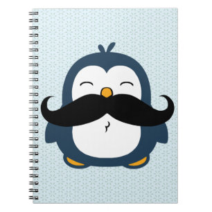 Cuaderno Tendencia del bigote del pingüino