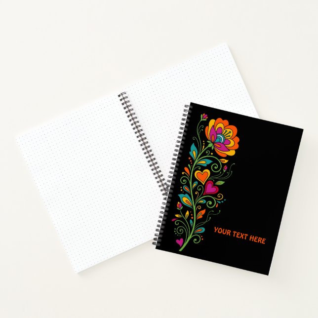 Cuaderno Tendencias de Flor Power Retro Frontera 19 + tu te (Interior)