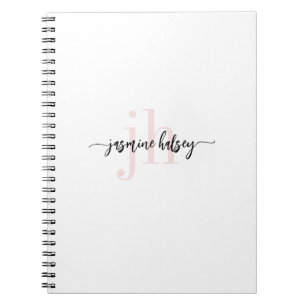 Cuaderno Tendencias Simples Nombre e Iniciales